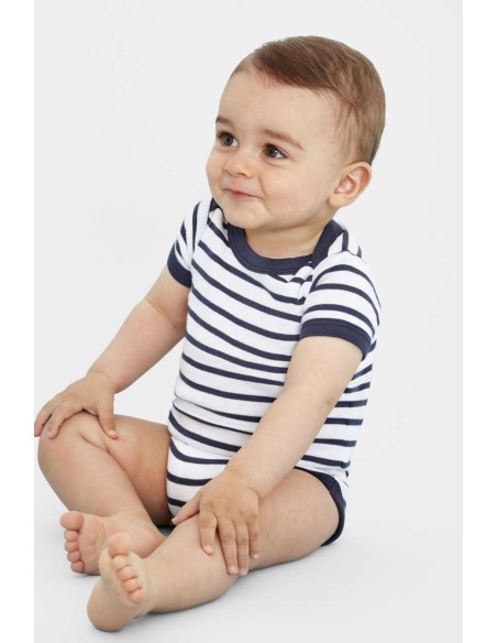 SOL-01401-Baby Striped Bodysuit Miles 2